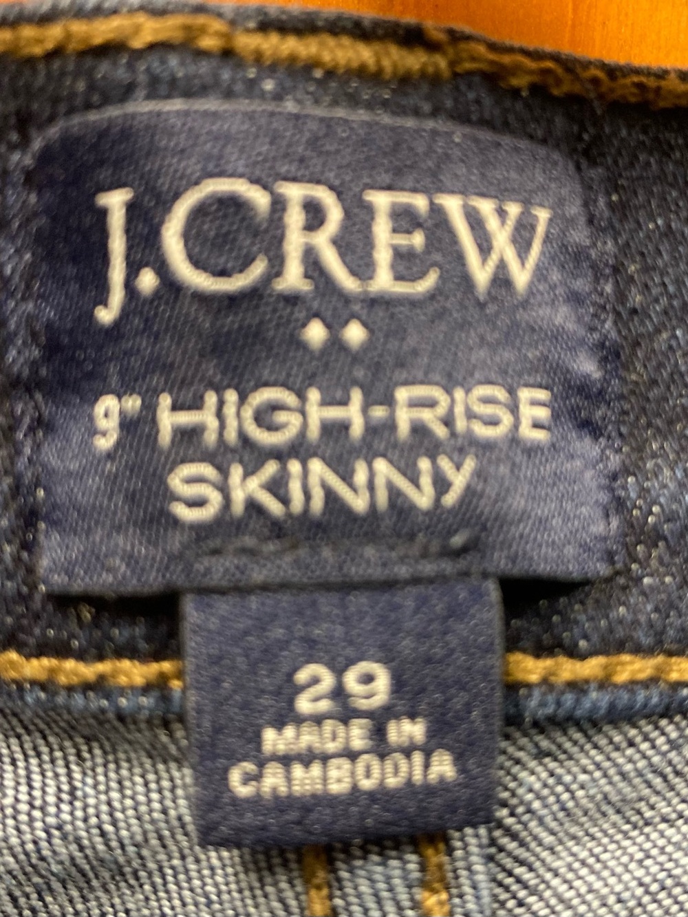 J. Crew Deep Indigo Skinny Jeans - Picture 3 of 3